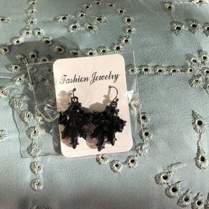 Black stone earrings!
